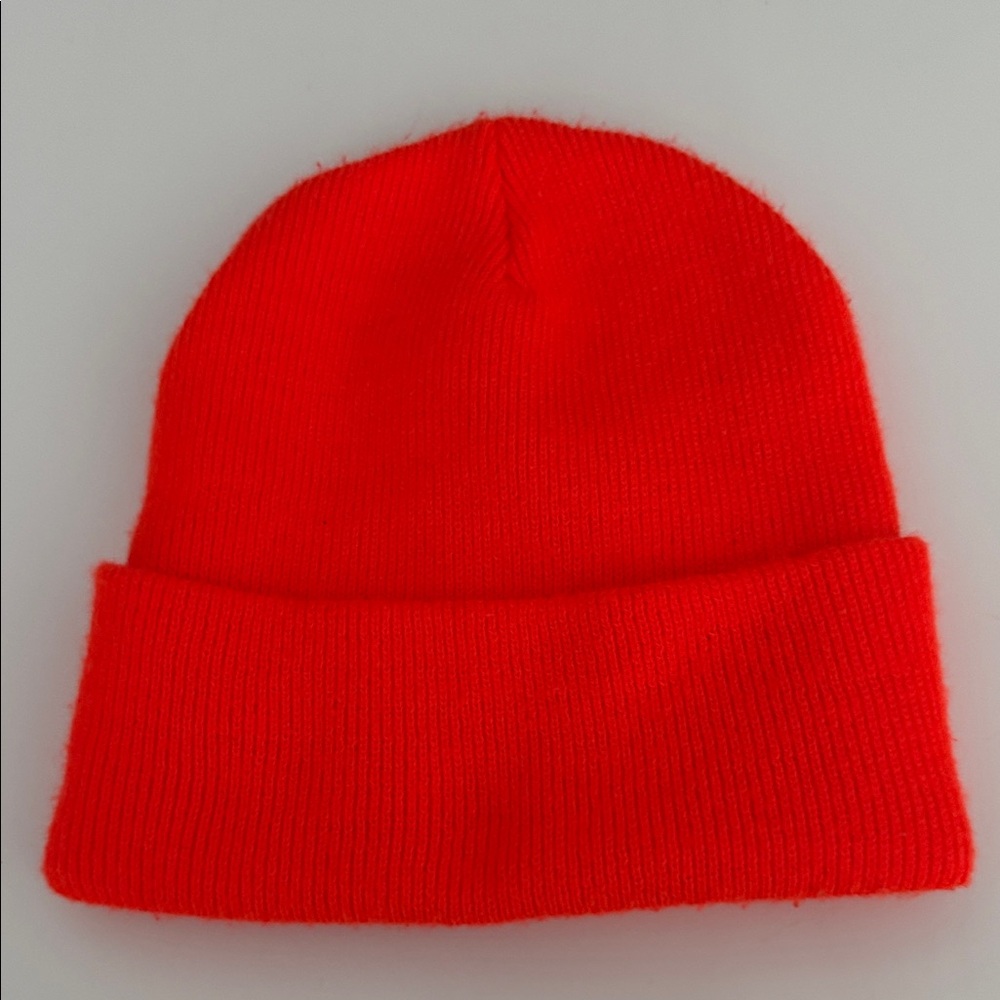 Carhartt Bright Orange Knit Hat - Picture 3 of 3